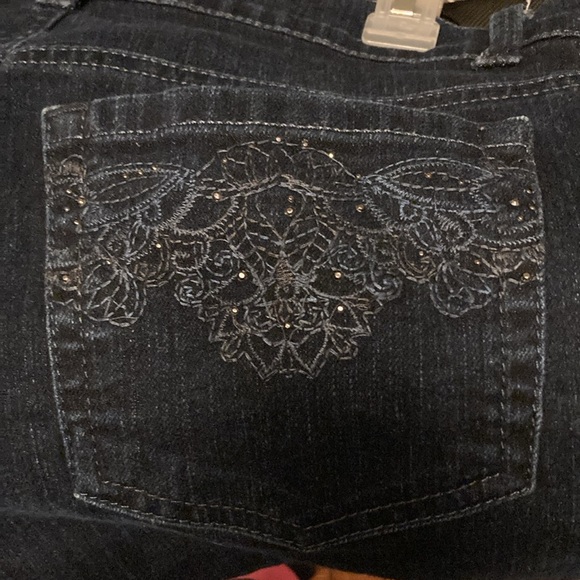 Gloria Vanderbilt dark denim capris-6P - Picture 4 of 4
